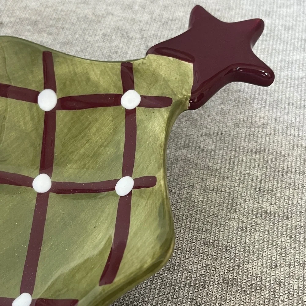 Pottery Barn Christmas Tree Plate